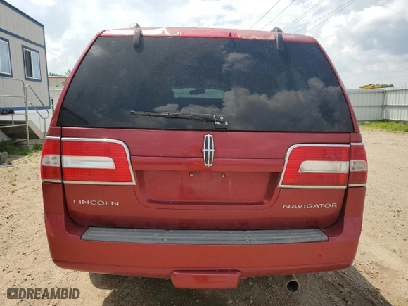 2008 Lincoln Navigator L with VIN 5LMFL28548LJ07424, listed as a Copart auction lot 44465895 with 127,159 mi miles and Clean Title. Bid and sale history available at carsss.com. Image 6.