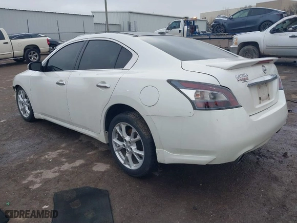 2014 Nissan Maxima 3.5 SV with VIN 1N4AA5AP3EC483277, listed as a IAAI auction lot 41497452 with 162696 miles. Bid and sale history available at carsss.com. Image 3.