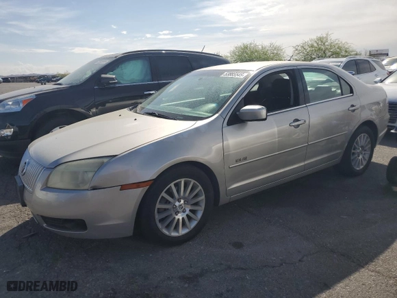 2007 Mercury Milan Premier with VIN 3MEHM08Z17R635196, listed as a Copart auction lot 53885545 with 170,944 mi miles and Clean Title. Bid and sale history available at carsss.com. Image 1.