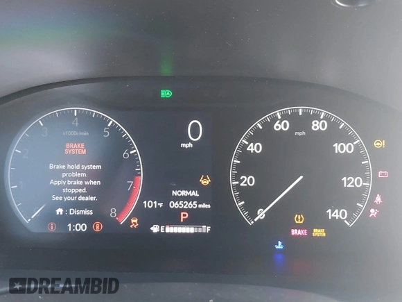 2024 Honda HR-V EX-L with VIN 3CZRZ1H77RM731775, listed as a IAAI auction lot 42477292 with 65,265 mi miles and . Bid and sale history available at DreamBid. Image 7.