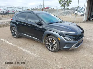 2023 Hyundai Kona Limited with VIN KM8K53A30PU944688, listed as a IAAI auction lot 41189184 with 31,866 mi miles. Bid and sale history available at carsss.com. Image 1.