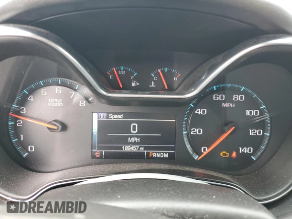 2014 Chevrolet Impala LTZ with VIN 2G1155S33E9268718, listed as a Copart auction lot 53627445 with 189,457 mi miles and Salvage Title. Bid and sale history available at DreamBid. Image 9.