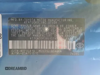 2008 Toyota Solara SE z VIN 4T1CA30P38U157871, wystawiony jako Copart lot #49809485 z przebiegiem Nie podano mil oraz Szkoda całkowita • Salvage title. Historia ofert i sprzedaży dostępna na DreamBid. Obrazek 12.