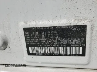 2013 Subaru Legacy Premium with VIN 4S3BMCC66D3043339, listed as a Copart auction lot 52155975 with 183,301 mi miles and Salvage title. Bid and sale history available at DreamBid. Image 14.