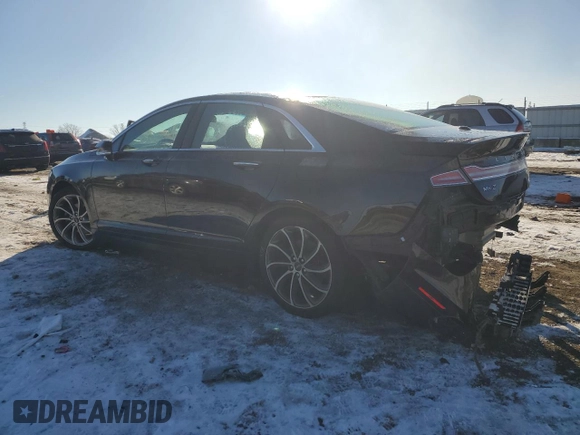 2019 Lincoln MKZ Reserve I with VIN 3LN6L5D91KR633743, listed as a Copart auction lot 88626195 with 50,390 mi miles and Salvage Title. Bid and sale history available at DreamBid. Image 2.