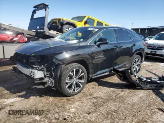 2019 Lexus RX with VIN 2T2BGMCA5KC040675, listed as a Copart auction lot 46163665 with 43,459 mi miles and Salvage Title. Bid and sale history available at carsss.com. Image 1.