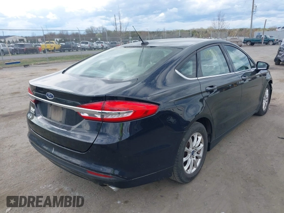 2017 Ford Fusion S with VIN 3FA6P0G77HR212596, listed as a IAAI auction lot 41910716 with 94,502 mi miles. Bid and sale history available at carsss.com. Image 4.
