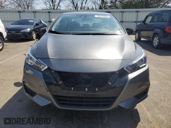 2021 Nissan Versa S with VIN 3N1CN8DV0ML925229, listed as a Copart auction lot 53815695 with 116,842 mi miles and Clean title. Bid and sale history available at DreamBid. Image 5.