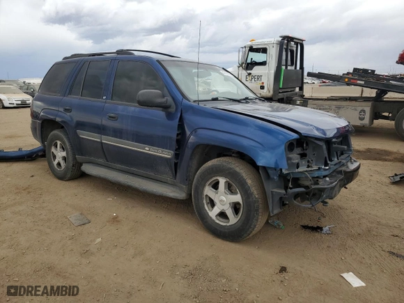 2002 Chevrolet TrailBlazer LS with VIN 1GNDT13S022242068, listed as a Copart auction lot 47485035 with 217,407 mi miles and Salvage Title. Bid and sale history available at carsss.com. Image 4.