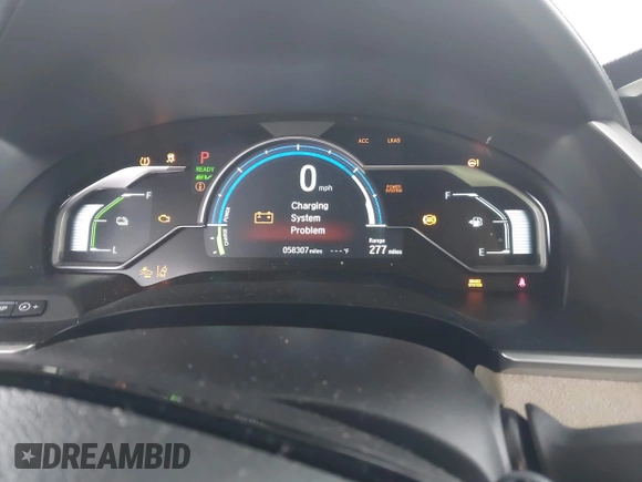 2018 Honda Clarity Plug-In Hybrid Touring with VIN JHMZC5F3XJC005797, listed as a IAAI auction lot 42021622 with 58,307 mi miles. Bid and sale history available at carsss.com. Image 7.