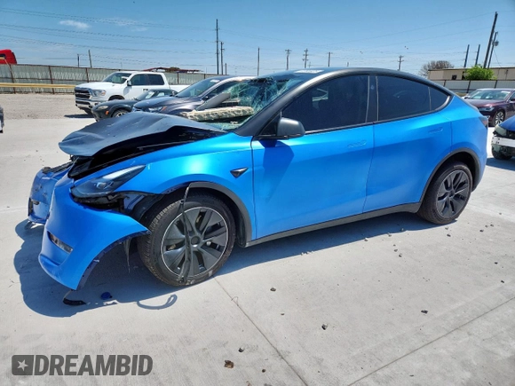 2024 Tesla Model Y Long Range z VIN 7SAYGDEE3RA238059, wystawiony jako Copart lot #61395925 z przebiegiem 14 991 mil mil oraz Szkoda całkowita • Salvage title. Historia ofert i sprzedaży dostępna na DreamBid. Obrazek 1.