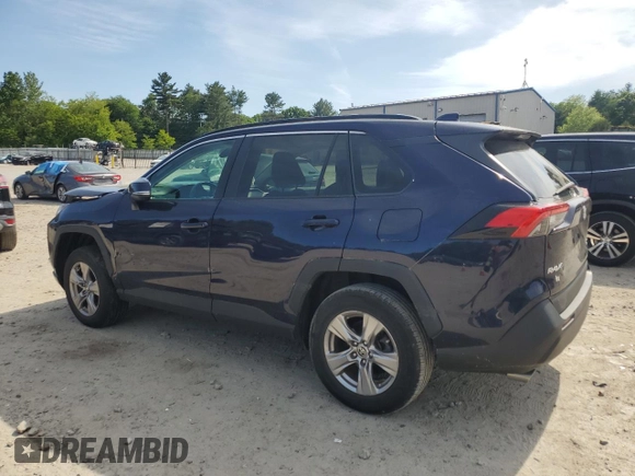 2022 Toyota RAV4 XLE with VIN 2T3P1RFV2NW275195, listed as a Copart auction lot 59655775 with 43,329 mi miles and Salvage title. Bid and sale history available at DreamBid. Image 2.