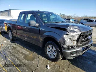 2016 Ford F-150 XL with VIN 1FTEX1C80GFA58321, listed as a Copart auction lot 87851535 with 77,073 mi miles and Salvage Title. Bid and sale history available at carsss.com. Image 4.