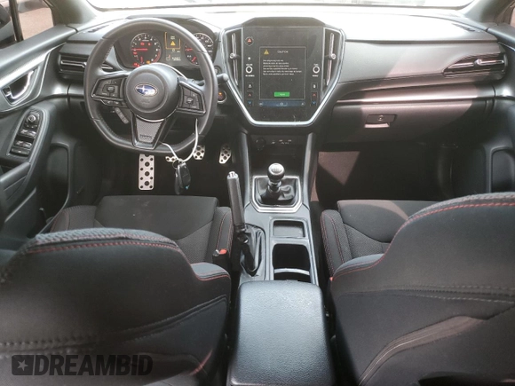 2022 Subaru WRX Premium with VIN JF1VBAF69N9003263, listed as a Copart auction lot 42211255 with 33,555 mi miles and Salvage Title. Bid and sale history available at DreamBid. Image 8.