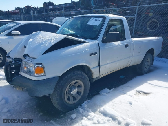 2008 Ford Ranger XL with VIN 1FTYR10U78PA51791, listed as a IAAI auction lot 41378693 with 236,083 mi miles. Bid and sale history available at carsss.com. Image 2.