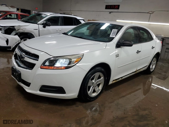 2013 Chevrolet Malibu LS with VIN 1G11B5SA6DF294453, listed as a Copart auction lot 50098825 with 181,957 mi miles and Salvage Title. Bid and sale history available at carsss.com. Image 1.