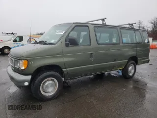 2002 Ford Econoline Passenger XL with VIN 1FBSS31L62HA73251, listed as a Copart auction lot 42872235 with 109,871 mi miles and Non repairable. Bid and sale history available at DreamBid. Image 1.
