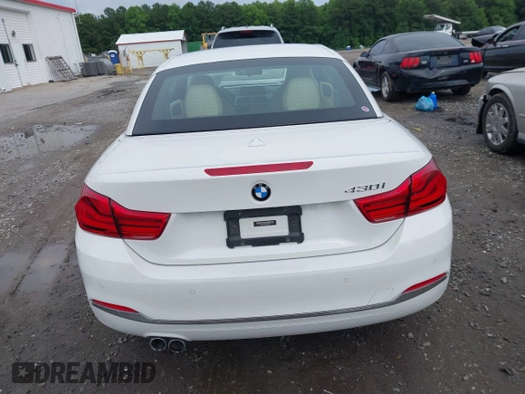 2018 BMW 4 Series 430i with VIN WBA4Z1C50JEE43919, listed as a IAAI auction lot 42645287 with 36,206 mi miles and . Bid and sale history available at DreamBid. Image 16.