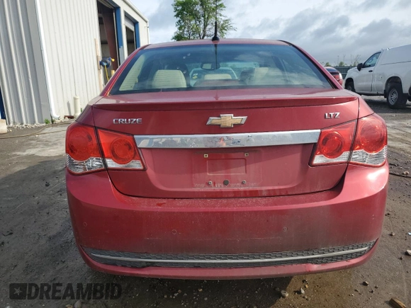 2011 Chevrolet Cruze LTZ with VIN 1G1PH5S91B7235560, listed as a Copart auction lot 54618745 with 238,231 mi miles and Clean Title. Bid and sale history available at DreamBid. Image 6.