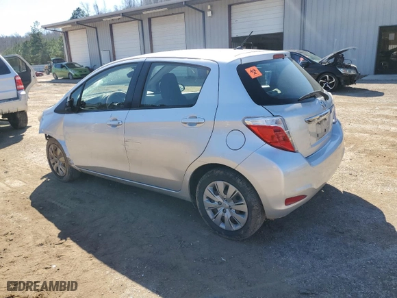 2014 Toyota Yaris L with VIN JTDKTUD36ED596842, listed as a Copart auction lot 48792795 with 145,656 mi miles and Salvage Title. Bid and sale history available at carsss.com. Image 2.
