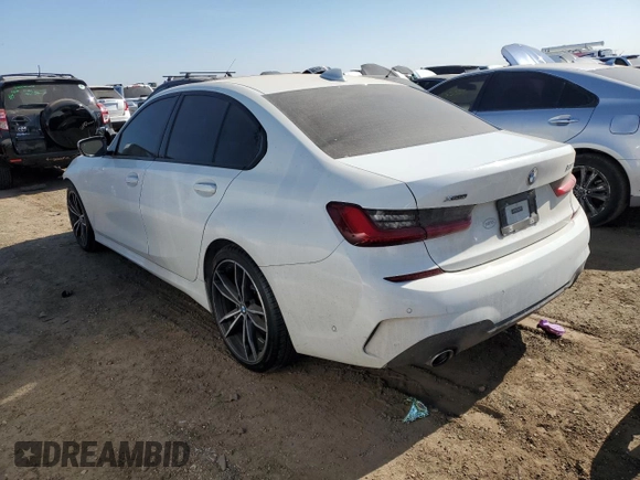 2020 BMW 3 Series 330i xDrive with VIN 3MW5R7J04L8B15615, listed as a Copart auction lot 48516465 with 63,984 mi miles and Salvage Title. Bid and sale history available at DreamBid. Image 2.