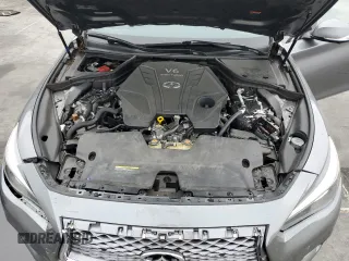 2021 Infiniti Q50 3.0t LUXE with VIN JN1EV7BP1MM702985, listed as a Copart auction lot 47668935 with 0 mi miles and Salvage Title. Bid and sale history available at carsss.com. Image 11.
