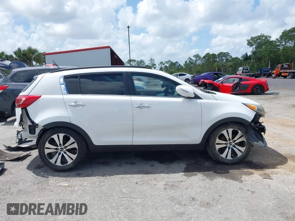 2011 Kia Sportage EX with VIN KNDPC3A26B7161079, listed as a IAAI auction lot 41954957 with Not Provided miles. Bid and sale history available at carsss.com. Image 14.