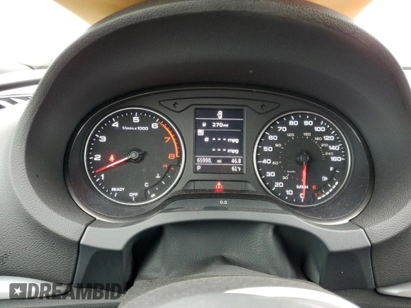 2016 Audi A3 1.8T Premium with VIN WAUA7GFF1G1043848, listed as a Copart auction lot 49733403 with 65,990 mi miles. Bid and sale history available at carsss.com. Image 9.