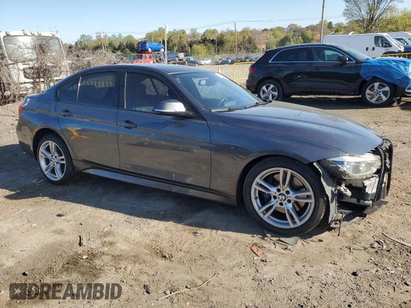 2018 BMW 3 Series 330i xDrive with VIN WBA8D9C5XJEB35638, listed as a Copart auction lot 52905585 with 98,895 mi miles and Salvage title. Bid and sale history available at DreamBid. Image 4.