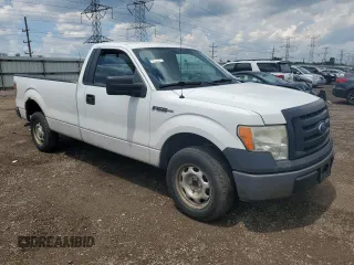 2010 Ford F-150 XL with VIN 1FTMF1CW3AKA19279, listed as a Copart auction lot 61200125 with 223,020 mi miles and Salvage title. Bid and sale history available at DreamBid. Image 4.