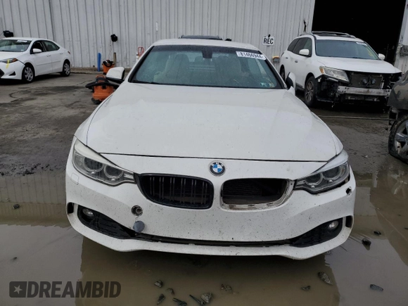 2017 BMW 4 Series 430i xDrive with VIN WBA4U9C34H5H64478, listed as a Copart auction lot 81466944 with Not provided miles and Salvage title. Bid and sale history available at DreamBid. Image 5.