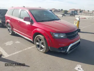 2016 Dodge Journey Crossroad Plus z VIN 3C4PDCGG9GT108220, wystawiony jako IAAI lot #41128684 z przebiegiem 191 173 mil mil oraz . Historia ofert i sprzedaży dostępna na DreamBid. Obrazek 1.