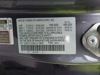 2020 Acura RDX с VIN 5J8TC1H36LL013896, выставлен на аукционе IAAI как лот 42211316 с пробегом 52 003 миль миль и . История ставок и продаж доступна на DreamBid. Изображение 9.