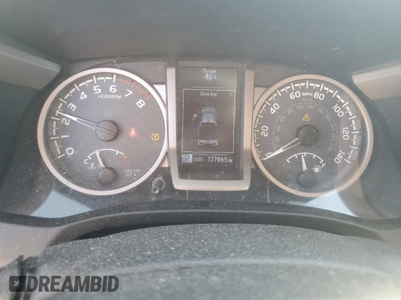 2017 Toyota Tacoma SR5 with VIN 5TFDZ5BN6HX019524, listed as a Copart auction lot 45685035 with 127,665 mi miles and Clean Title. Bid and sale history available at DreamBid. Image 9.