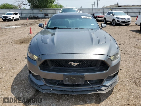 2016 Ford Mustang GT with VIN 1FA6P8CF7G5225250, listed as a Copart auction lot 54167395 with 103,151 mi miles and Salvage title. Bid and sale history available at DreamBid. Image 5.