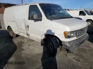 2003 Ford Econoline Cargo with VIN 1FTRE14273HA08970, listed as a Copart auction lot 85079464 with 187,908 mi miles and Salvage Title. Bid and sale history available at carsss.com. Image 4.