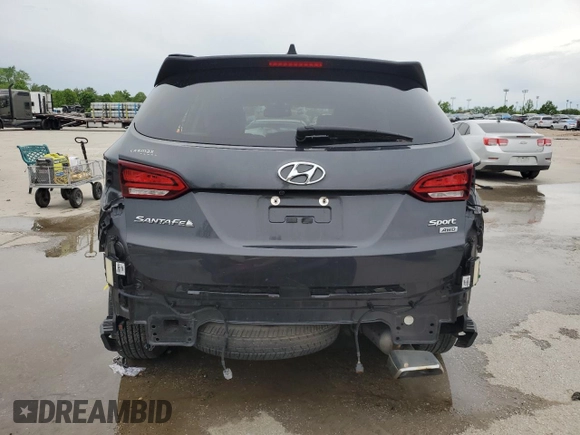 2017 Hyundai Santa Fe 2.4L with VIN 5XYZUDLB7HG491883, listed as a Copart auction lot 54439415 with 80,892 mi miles and Clean title. Bid and sale history available at DreamBid. Image 6.
