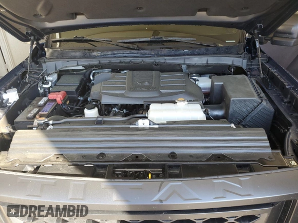 2024 Nissan Titan SV with VIN 1N6AA1FB2RN104714, listed as a Copart auction lot 56576955 with 25,800 mi miles and Salvage title. Bid and sale history available at DreamBid. Image 11.