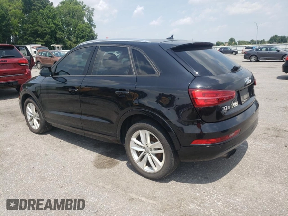 2017 Audi Q3 Premium z VIN WA1BCCFS7HR016546, wystawiony jako Copart lot #61943715 z przebiegiem 81 598 mil mil oraz Czysty tytuł • Clean title. Historia ofert i sprzedaży dostępna na DreamBid. Obrazek 2.