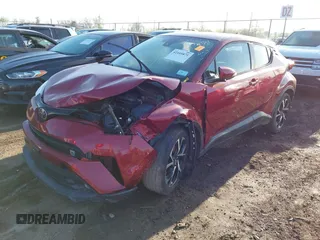 2018 Toyota C-HR XLE with VIN NMTKHMBX5JR008661, listed as a IAAI auction lot 42105871 with 52,306 mi miles. Bid and sale history available at carsss.com. Image 2.