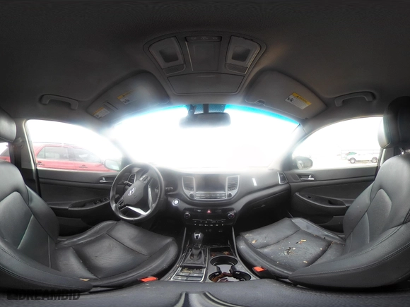 2016 Hyundai Tucson Eco with VIN KM8J3CA25GU257036, listed as a IAAI auction lot 41453539 with 68,235 mi miles. Bid and sale history available at carsss.com. Image 19.