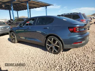 2022 Polestar 2 with VIN LPSED3KA6NL055049, listed as a Copart auction lot 87434224 with 24,421 mi miles and Salvage Title. Bid and sale history available at carsss.com. Image 2.