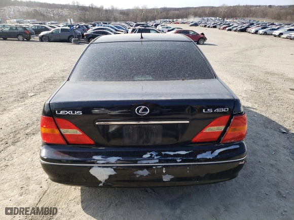 2003 Lexus LS 430 with VIN JTHBN30F630101465, listed as a Copart auction lot 48354835 with 154,428 mi miles and Clean Title. Bid and sale history available at carsss.com. Image 6.