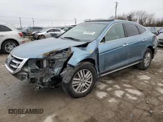 2013 Honda Crosstour EX-L with VIN 5J6TF3H53DL003261, listed as a Copart auction lot 43940835 with 85,856 mi miles and Salvage Title. Bid and sale history available at carsss.com. Image 1.