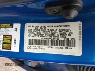 2010 Toyota Corolla with VIN 1NXBU4EEXAZ180439, listed as a IAAI auction lot 42373443 with 162,215 mi miles and . Bid and sale history available at DreamBid. Image 9.