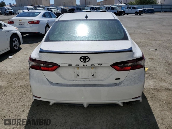 2023 Toyota Camry SE with VIN 4T1G11AK6PU115976, listed as a Copart auction lot 61074124 with 11,022 mi miles and Clean Title. Bid and sale history available at DreamBid. Image 6.