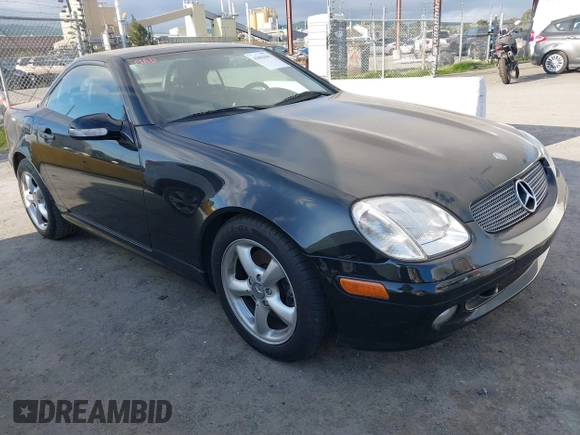 2002 Mercedes-Benz SLK 320 with VIN WDBKK65F02F241087, listed as a IAAI auction lot 41894441 with 100,232 mi miles and . Bid and sale history available at DreamBid. Image 1.
