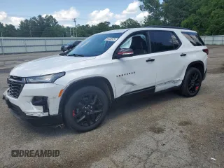 2023 Chevrolet Traverse Premier with VIN 1GNERKKW1PJ238878, listed as a Copart auction lot 54438925 with 38,483 mi miles and Salvage title. Bid and sale history available at DreamBid. Image 1.