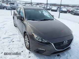 2014 Mazda 3 i Grand Touring with VIN JM1BM1W72E1112887, listed as a IAAI auction lot 41553797 with 85,325 mi miles. Bid and sale history available at carsss.com. Image 1.