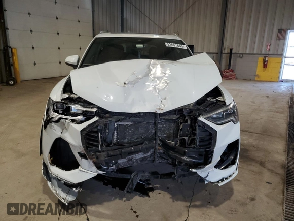 2019 Audi Q3 S line Premium Plus with VIN WA1EECF37K1086389, listed as a Copart auction lot 52567585 with 53,362 mi miles and Salvage Title. Bid and sale history available at carsss.com. Image 5.